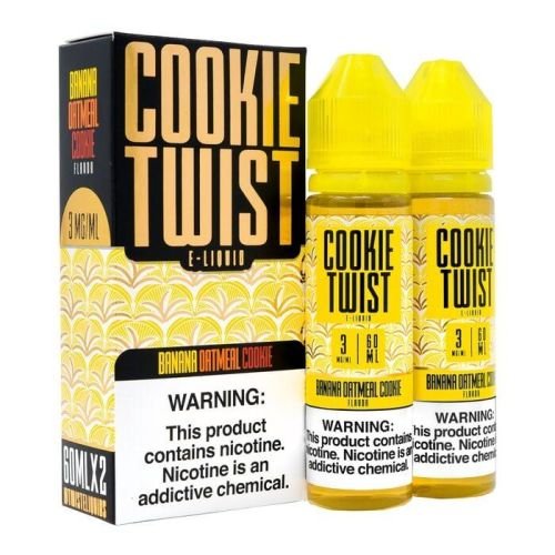 Banana Oatmeal Cookie Twist E Liquid Flavor 120ml Vape Device