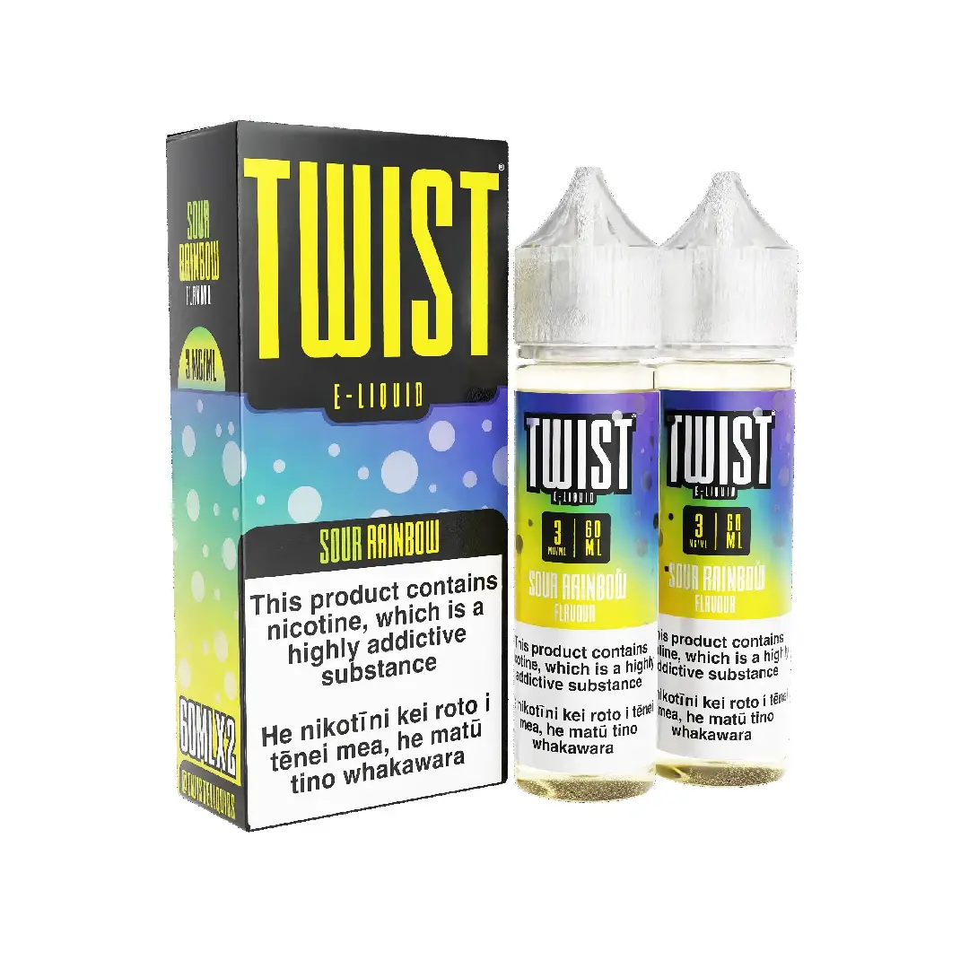 Sour Rainbow Twist E Liquid 120ml Flavor Juice Vape Device