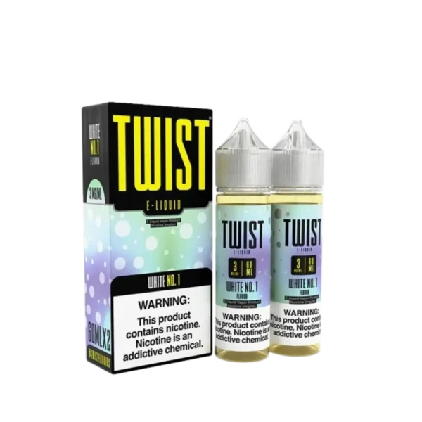 White No.1 Twist E Liquid Flavor 120ml Vape Device