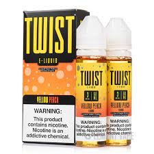 Yellow Peach Twist E Liquid 120ml Flavor Juice Vape Device