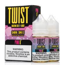 Pink 0 Twist Salt E Liquid 60ml Vape Device