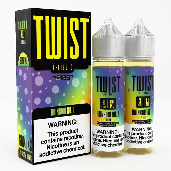 Rainbow No.1 Twist E Liquid Flavor 120ml Vape Device